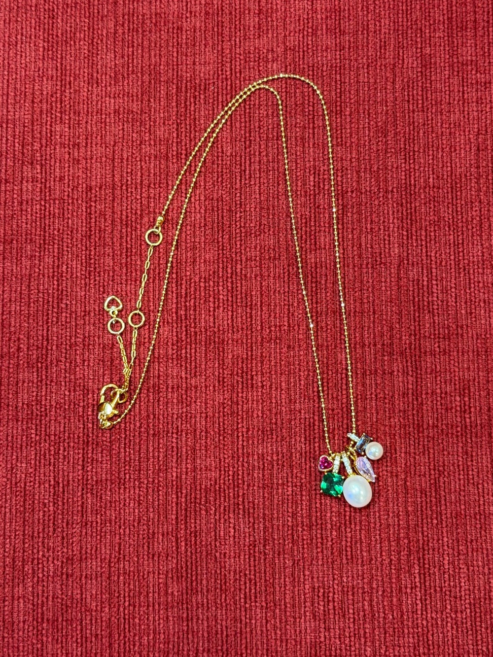 Kate Spade New York Gold-Tone Charm Necklace